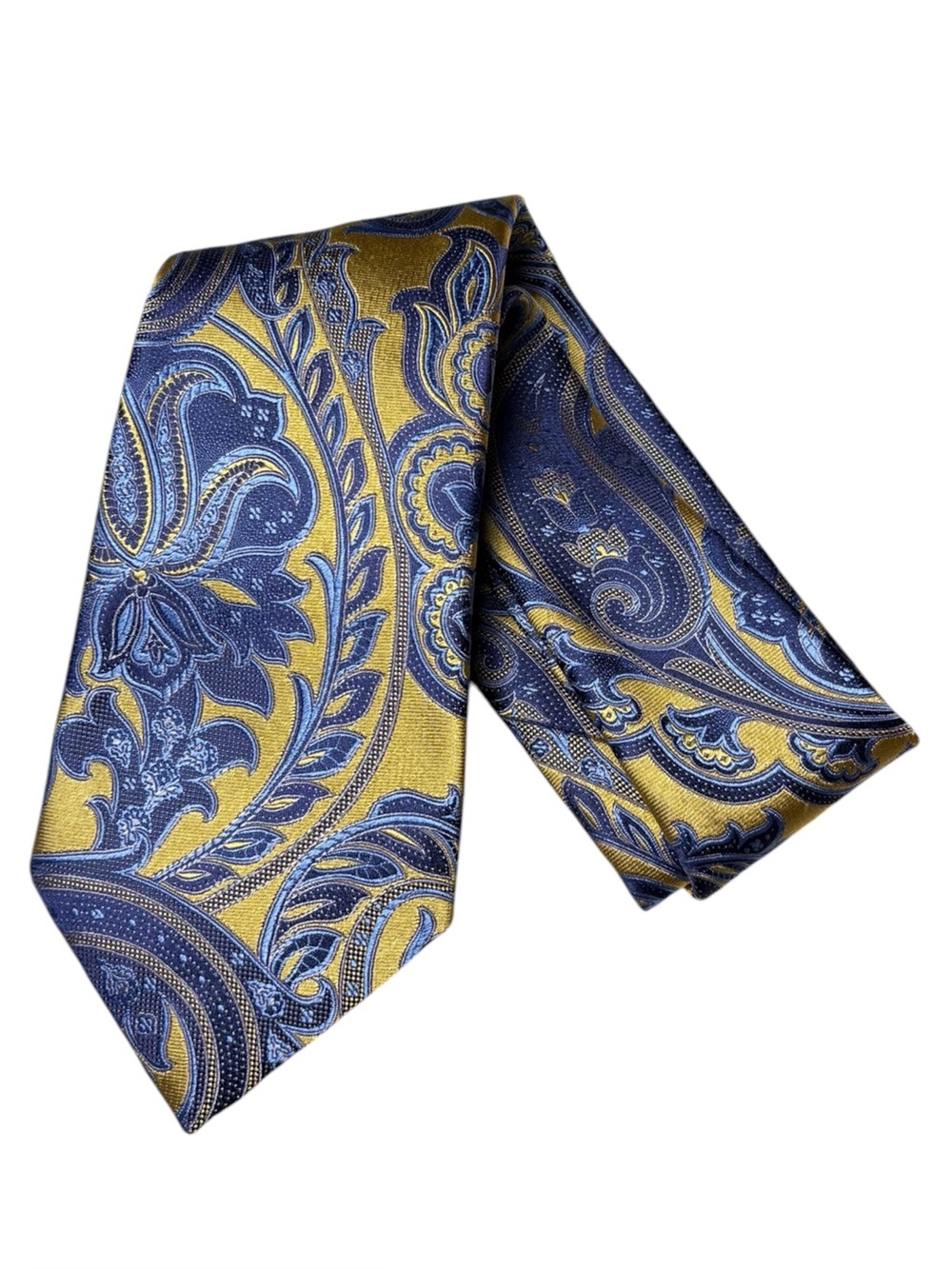 Ermenegildo Zegna Paisley Silk Necktie